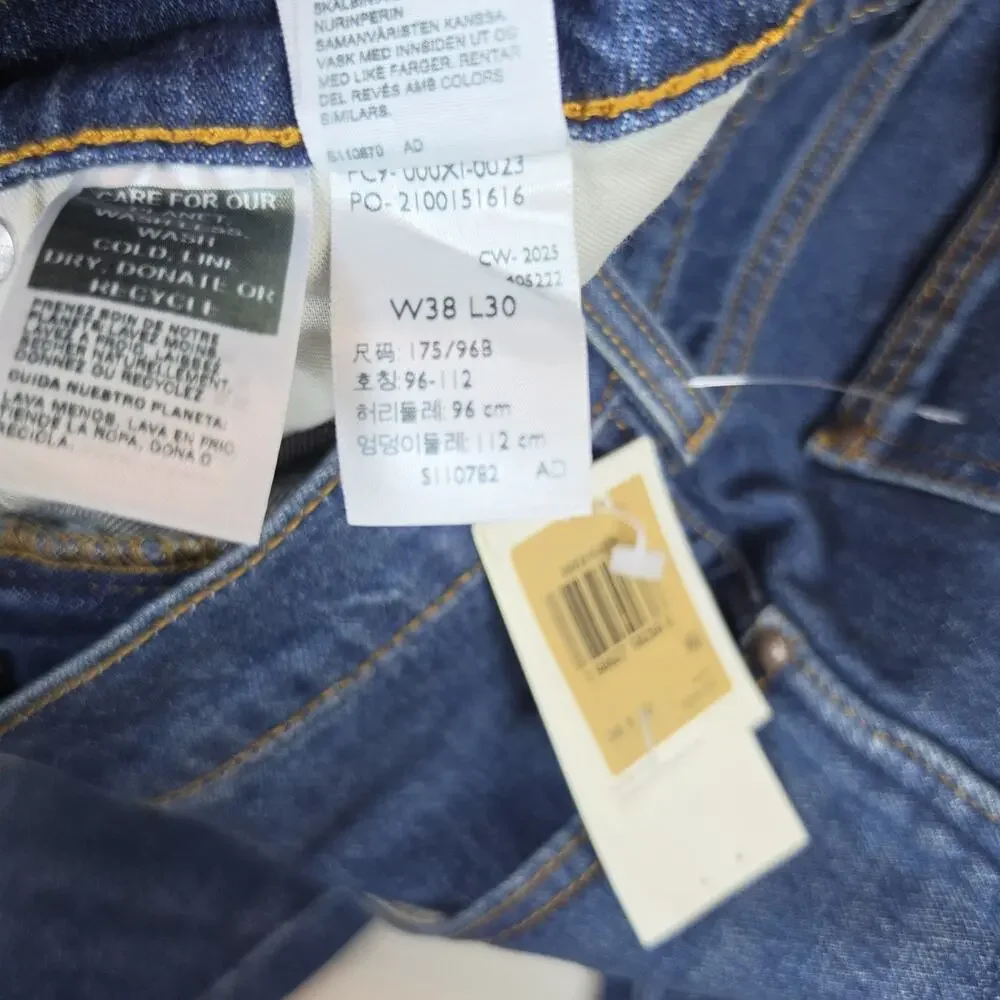 Levi's 537 Men's Jeans W38 L30 Blue Denim 38x30 New With Tags NWT
